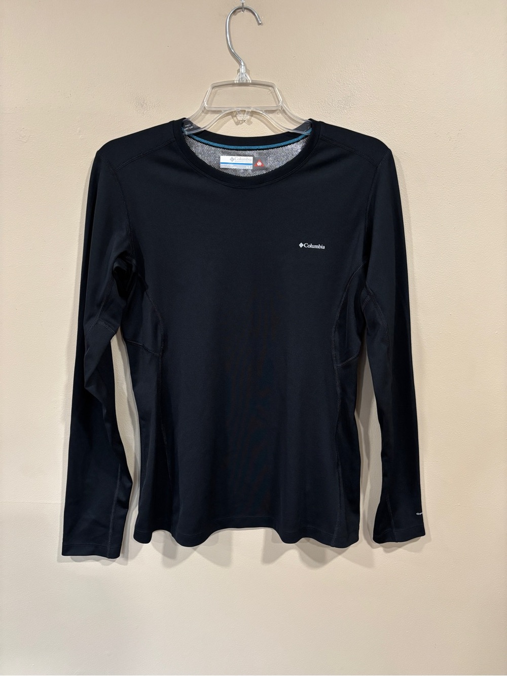 Columbia Women's Omni-Heat Black Baselayer Long Sleeve Shirt Size S